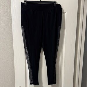 Nightfall Torrid 2X Leggings with Mesh Panels
